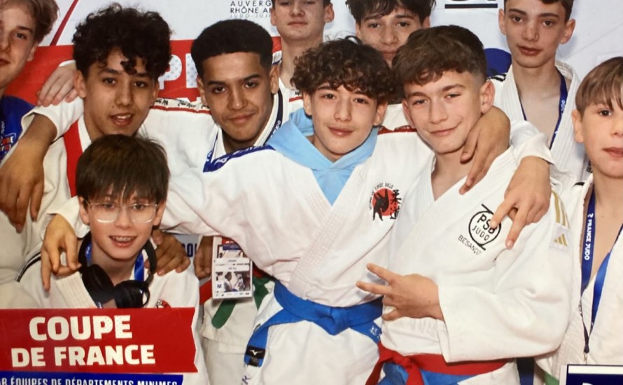 le Judo  club Nancray représenté en coupe de France